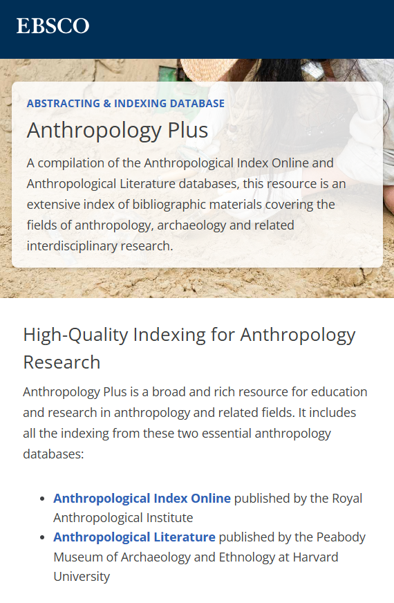 Anthropology Plus