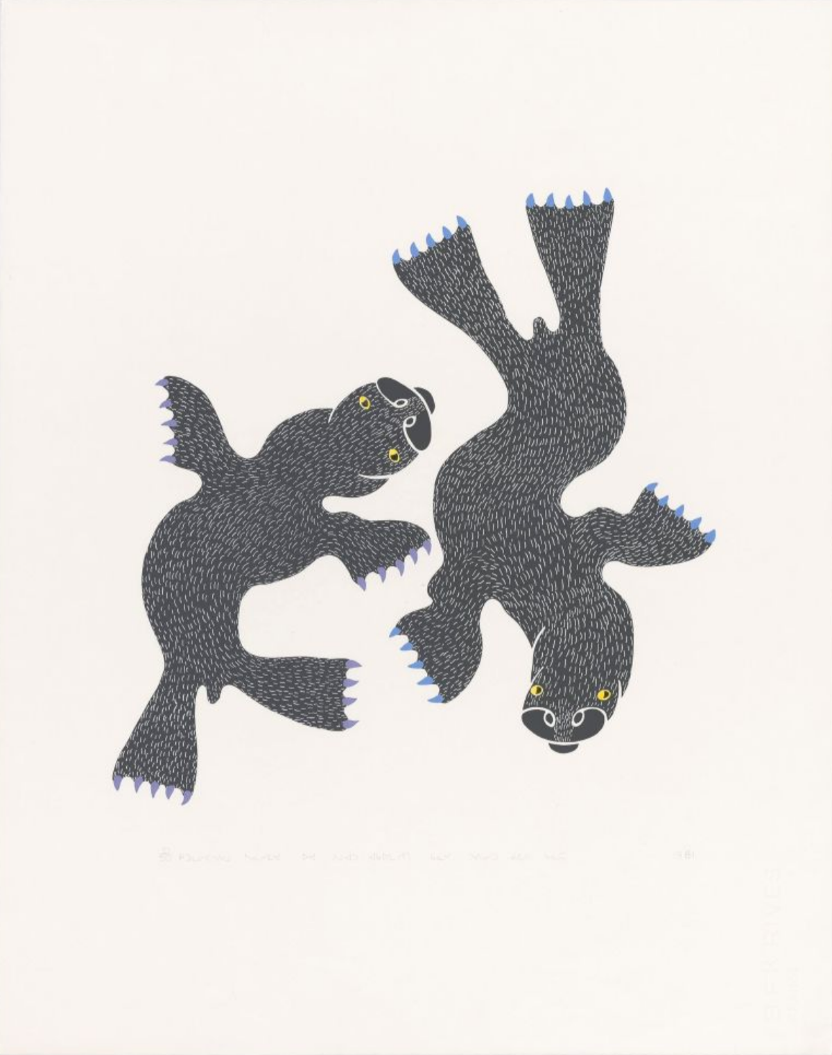 Corpus of Inuit prints: silkscreen (BAnQ)