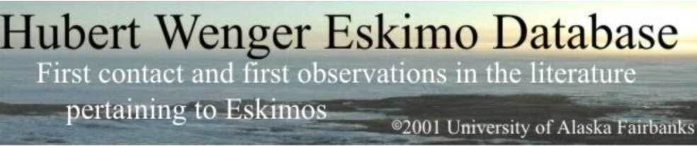 Hubert Wenger Eskimo Database
