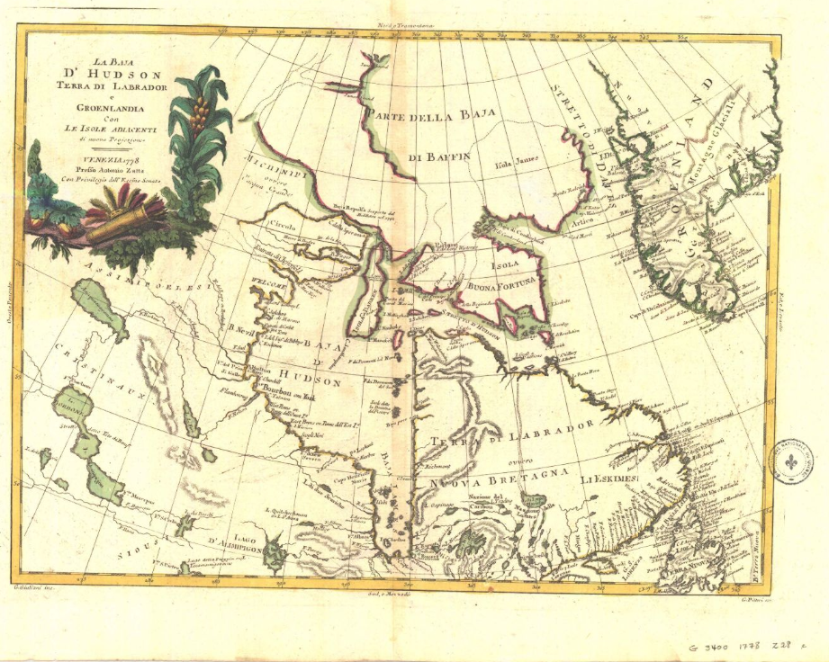 Cartes anciennes : Baie d’Hudson (BAnQ)