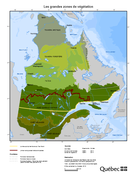 Cartes du Plan Nord (BAnQ)
