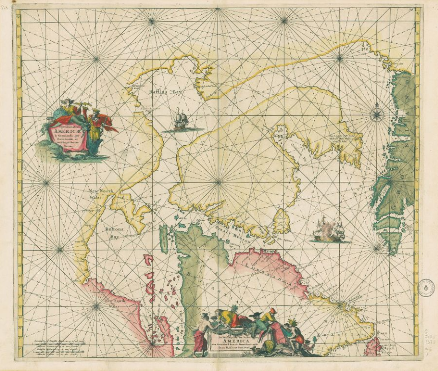 Cartes anciennes : Nord circumpolaire (BAnQ)