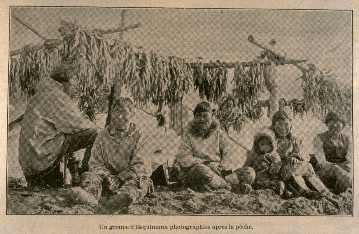 Illustrations taken from Quebec periodicals: Inuit mores and customs (BAnQ)