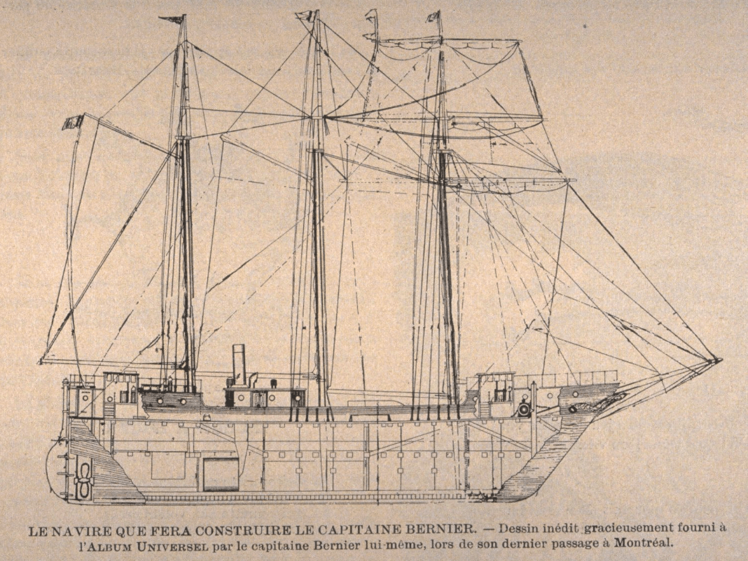 Illustrations tirées de revues québécoises : expéditions dans l’archipel arctique (BAnQ)