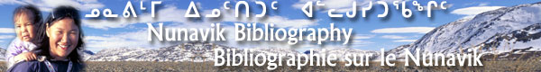 Bibliographie sur le Nunavik (SISTA)